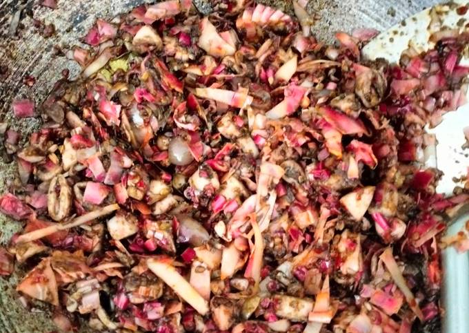 Cara membuat Sambel baby cumi asin kecombrang Cara membuat Sambel baby cumi asin kecombrang