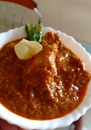 A picture of Chicken kolhapuri.