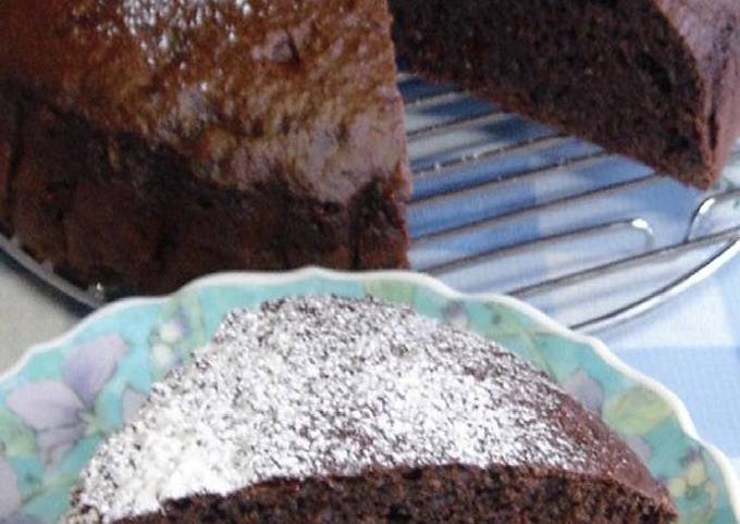 Easy No-Oil Added Okara Chocolate Cake