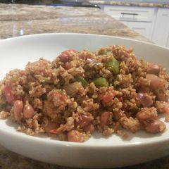 A picture of Vegetarian Spanish Bulgar.