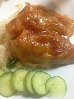 A picture of Cabbage Rolls.