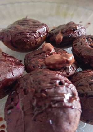 A picture of Choco Nutella appam.