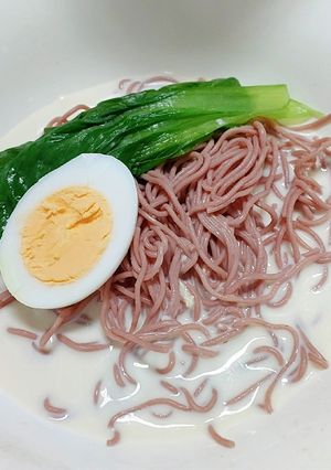 Hình của món Bún sữa đậu nành.