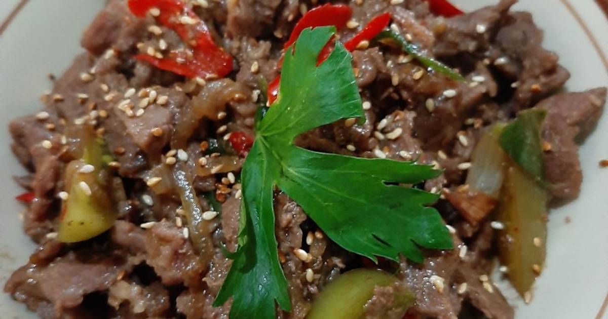 Resep Simple Beef Teriyaki Oleh Rina - Cookpad