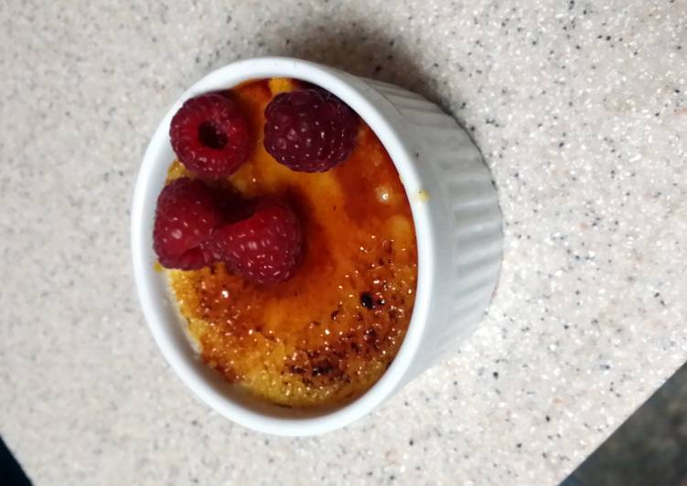 Simple Way to Prepare Perfect White Chocolate Vanilla Bean Cream Brulee