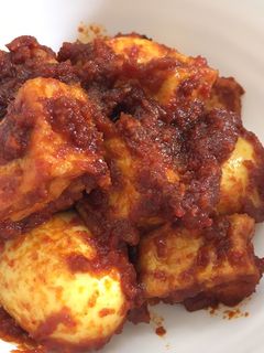 Foto resep Telor tahu bumbu bali