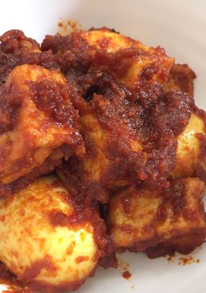 Foto resep Telor tahu bumbu bali