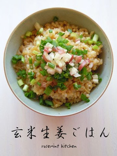 A picture of Macrobiotic Ginger Brown Rice.