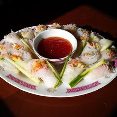 A picture of Fresh Spring Rolls with Crab Meat.