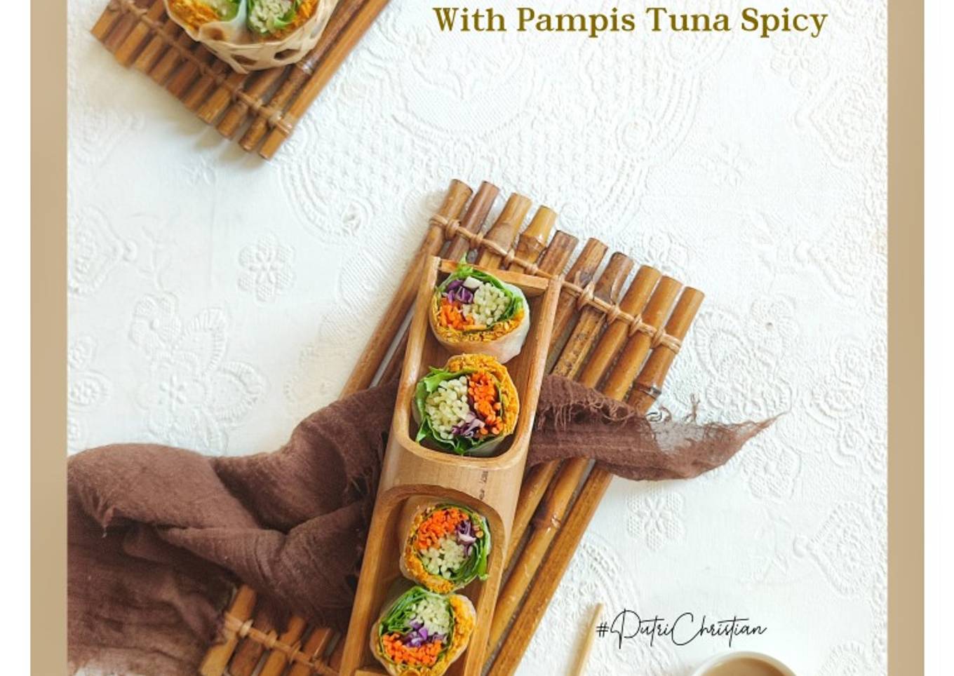 Salad Roll with Pampis Tuna Spicy