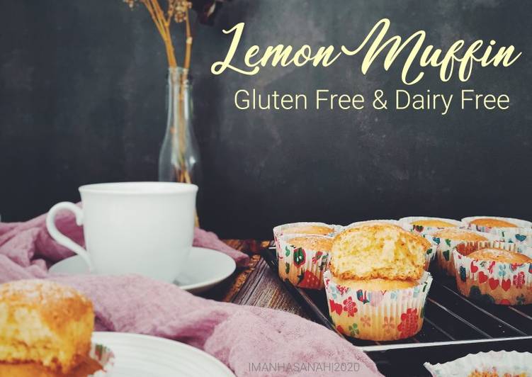 Lemon Muffins Gluten Free &amp; Dairy Free