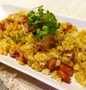 Recipe Easy Breakfast in Just 5 Minutes! Fried Rice with Sausage the So Delicious Perfect