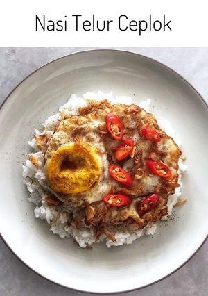Foto resep Nasi Telur Ceplok