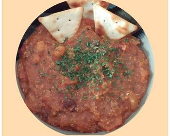 New Recipe Slow Cooker High Protein High Fiber Vegetarian Chili Savory Delicious