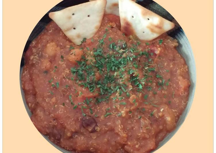 Slow Cooker High Protein High Fiber Vegetarian Chili Slow Cooker High Protein High Fiber Vegetarian Chili