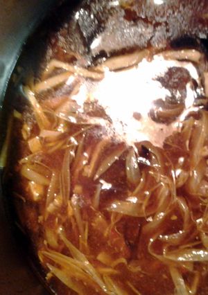 A picture of Hot and sour soup traditional.