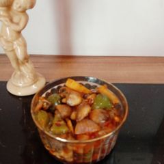 A picture of Mushrooms stir fry.