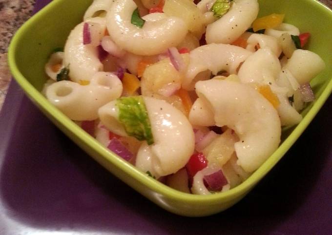 Steps to Make Speedy Refreshing Pineapple Macaroni Salad