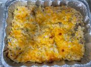 A picture of breakfast casserole hashbrown