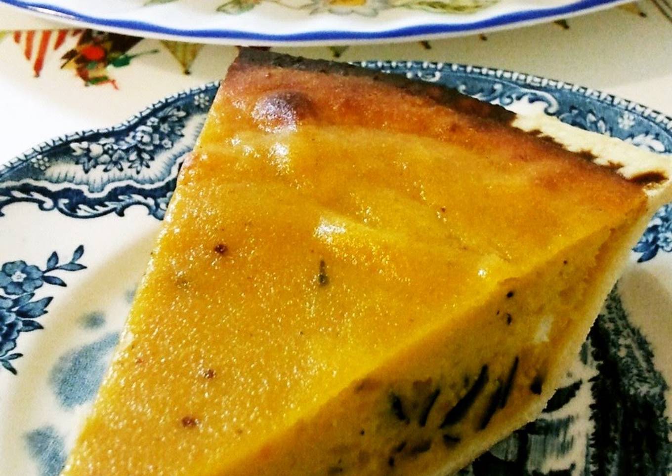 Kabocha Squash Pie with an Easy Crust