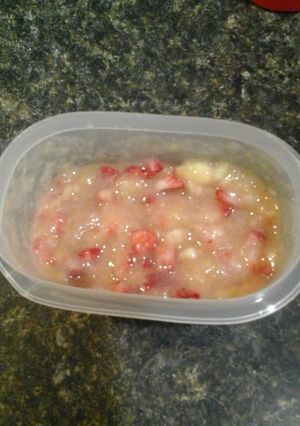 A picture of Easy to make baby food.