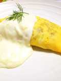 Curry Pilaf Omurice with Cream Sauce