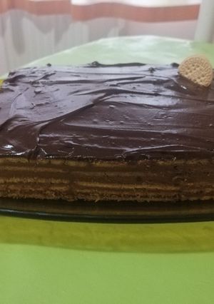 Una foto de Tarta 🥧 de galletas (de la abuela)