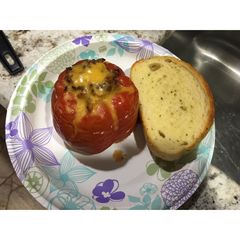 Crock Pot Stuffed Peppers A picture of Crock Pot Stuffed Peppers.