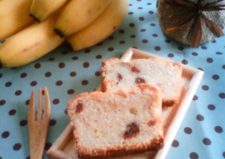 macrobiotic banana pound cake recipe main photo