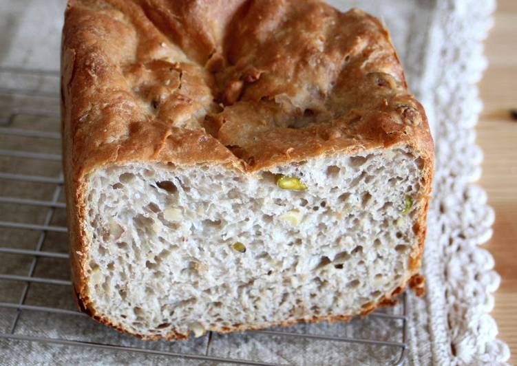 Recipe of Perfect Macrobiotic Ingredients ★ Aromatic! Buckwheat Flour Bread
