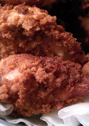 A picture of Graham cracker fried chicken.