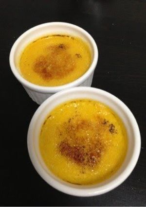 A picture of Halloween Thick and Healthy Kabocha Squash Pudding.