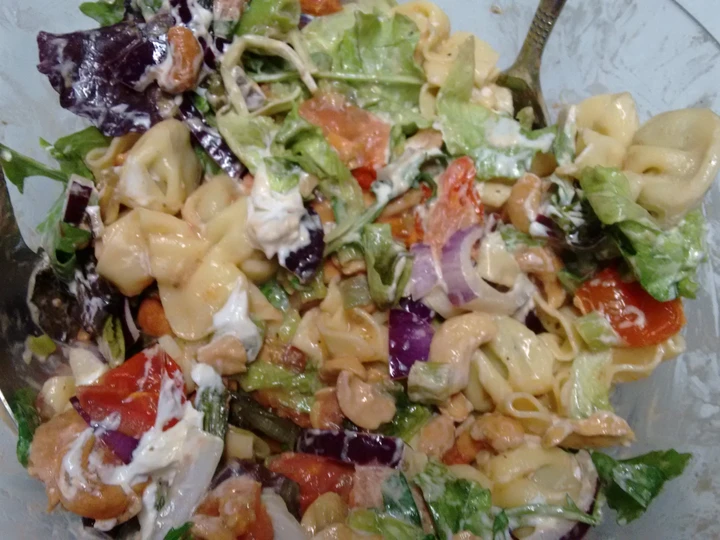 Easy Ways Prepare|Recipe} Goatcheese tortellini pasta salad, Delicious