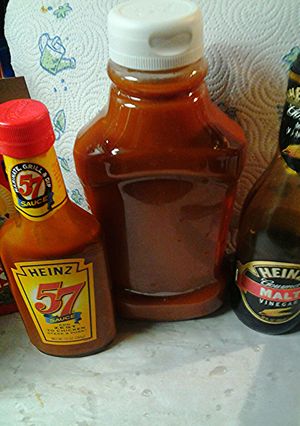 A picture of Like Heinz 57 sauce.