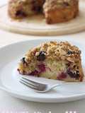 Apple & Blackberry Crumble Cake
