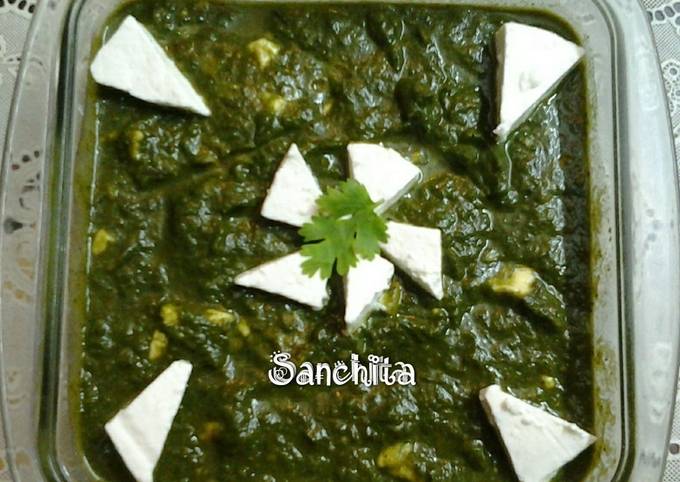 Recipe of Super Quick Homemade Creamy Palak Paneer - Quick and Easy Meals