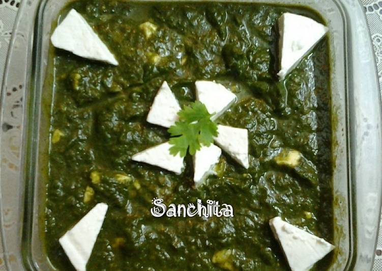 Easiest Way to Prepare Quick Creamy Palak Paneer