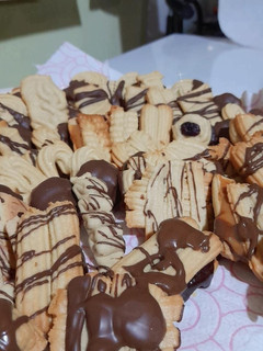 Una foto de Galletas bañadas de chocolate
