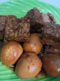 Tempe Tahu Telur Bacem