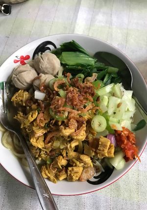 Foto resep Mie ayam jamur