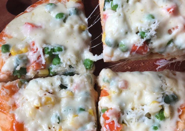 Resep Pizza Veggie Teflon Lezat