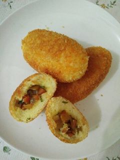 Foto resep Roti Goreng Isi Sayur