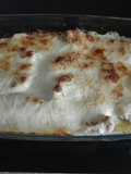 Filetes de pollo con bechamel
