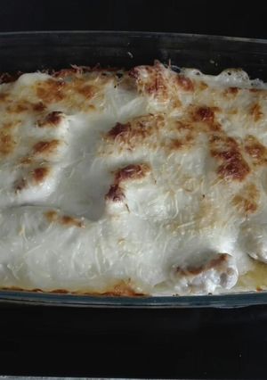 Una foto de Filetes de pollo con bechamel