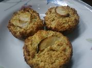 Una foto de muffins de limon y coco