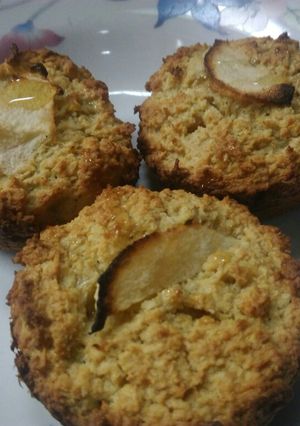 Una foto de Muffins de coco y avena sin azúcar