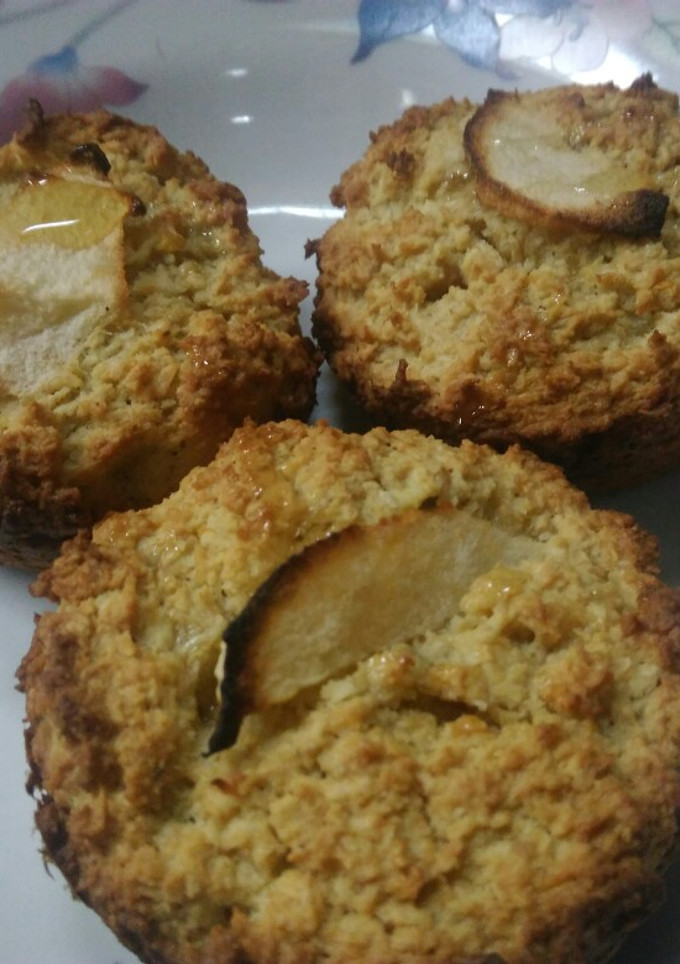 Una foto de Muffins de coco y avena sin azúcar