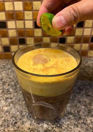 Foto resep Teh talua (teh telur) khas Minang