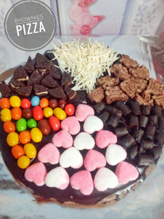 Foto resep Brownies Pizza