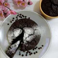 รูปของ Eggless Chocolate Cake